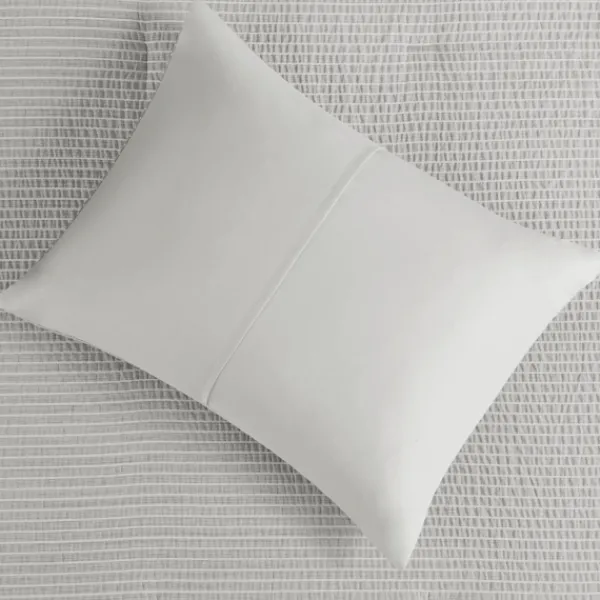 Comforters-Kirkland's Home Seersucker 3-Pc. Full/Queen Comforter Set Gray