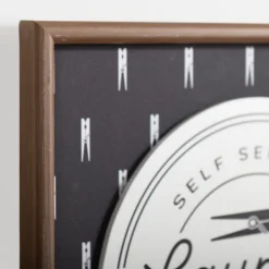 Wall Quotes & Signs-Kirkland's Home Self Service Laundry Wall Plaque Black