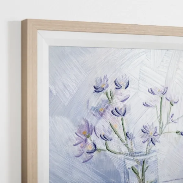 Framed Art-Kirkland's Home September Aster Framed Art Print Blue/Purple