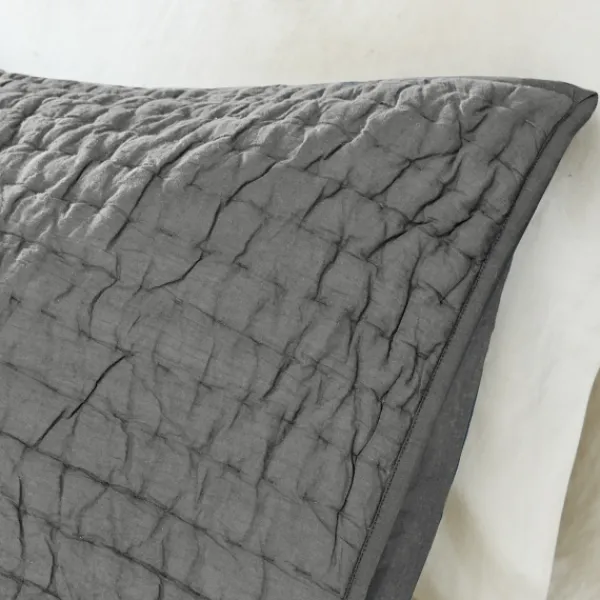 Bedspreads & Coverlets-Kirkland's Home Serene Quilted 3-Pc. King Coverlet Set Gray