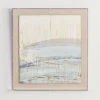 Framed Art-Kirkland's Home Serenity Blue Ii Shadowbox Art Print Ivory/Blue/Gold