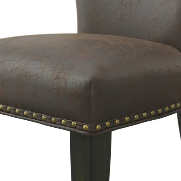 Dining Chairs-Kirkland's Home Sevana Faux Leather Dining Chairs, Set Of 2 Brown