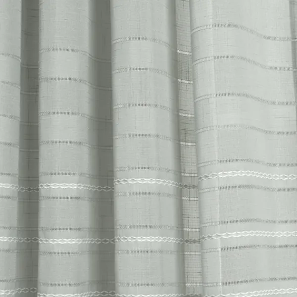 Curtains & Drapes-Kirkland's Home Sheer Birdie Curtain Panel Set, 84 In. Gray