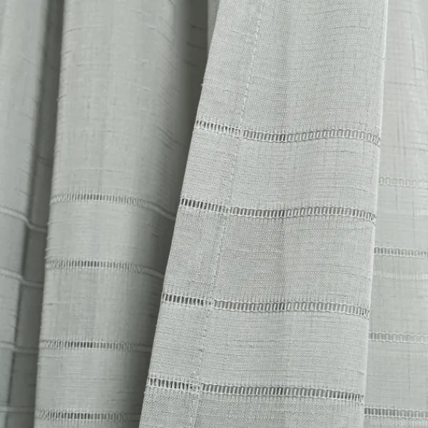 Curtains & Drapes-Kirkland's Home Sheer Birdie Curtain Panel Set, 84 In. Gray