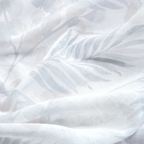 Curtains & Drapes-Kirkland's Home Sheer Botanical Curtain Panel Set, 84 In. White