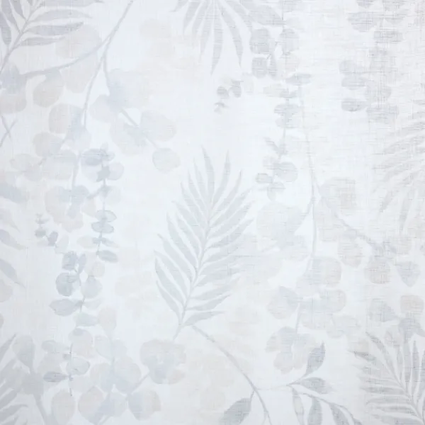 Curtains & Drapes-Kirkland's Home Sheer Botanical Curtain Panel Set, 84 In. White