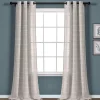 Curtains & Drapes-Kirkland's Home Sheer Textured Curtain Panel Set, 84 In. Gray