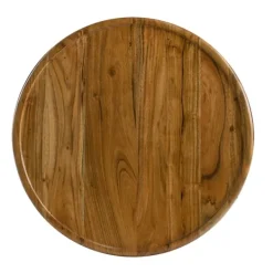 Accent & End Tables-Kirkland's Home Sheesham And Mango Wood Drum Accent Table
