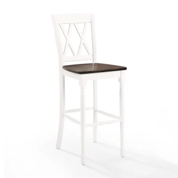 Bar Stools & Counter Height Stools-Kirkland's Home Shelly Classic Bar Stools, Set Of 2 White