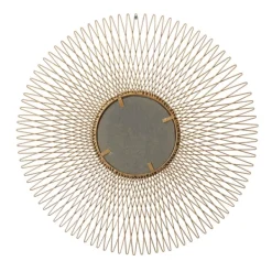 Wall Plaques-Kirkland's Home Shining Golden Sunburst 3-Pc. Wall Mirror Set