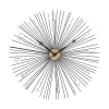 Clocks-Kirkland's Home Shockfront Art Deco Wall Clock Black