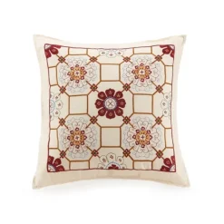 Comforters-Kirkland's Home Shyla Yellow Vinework King 5-Pc. Comforter Set Yellow/White