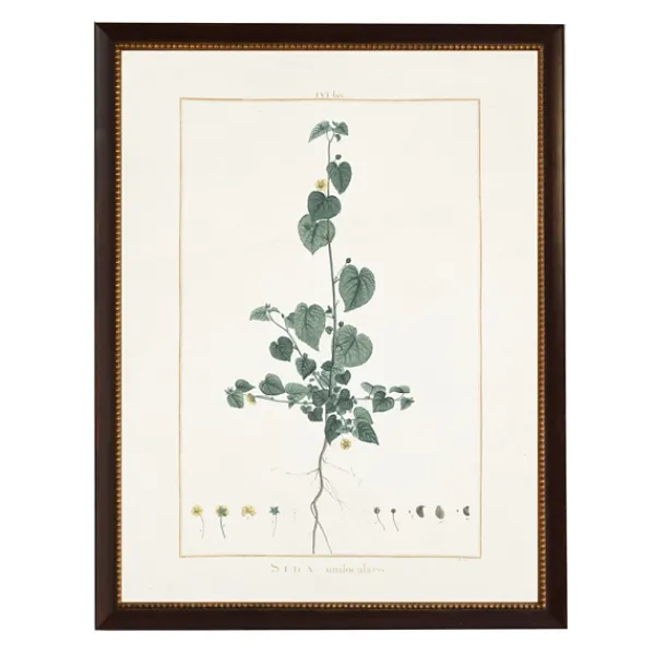 Framed Art-Kirkland's Home Sida Greenery Black Beaded Framed Art Print Ivory/Green