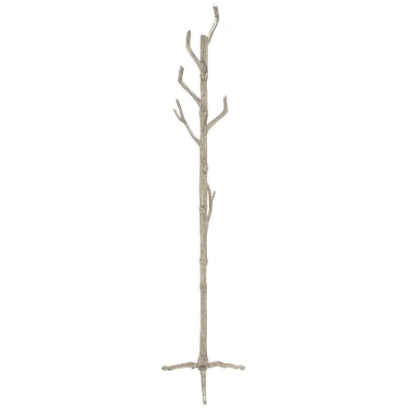 Entryway Furniture-Kirkland's Home Silver Aluminum Tree Branch Coat Rack