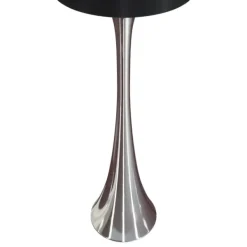 Table Lamps-Kirkland's Home Silver And Tapered Table Lamps, Set Of 2 Black