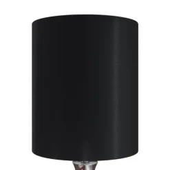 Table Lamps-Kirkland's Home Silver And Tapered Table Lamps, Set Of 2 Black