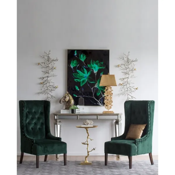 Wall Plaques-Kirkland's Home Silver Branches And Birds Metal Wall Plaque Gold/Silver