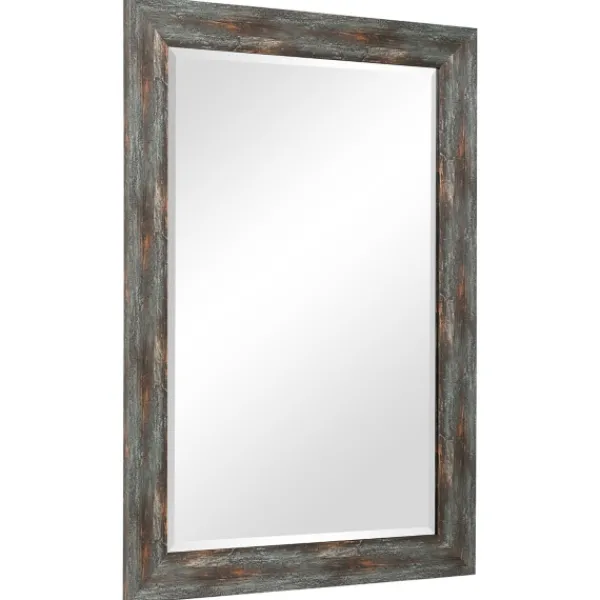 Framed Mirrors-Kirkland's Home Silver Burnished Framed Mirror