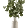 Arrangements & Greenery-Kirkland's Home Silver Dollar Eucalyptus Branches In Bottle Vase Green/Ivory