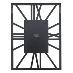 Clocks-Kirkland's Home Silver Glass Frame Wall Clock