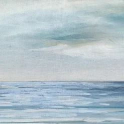 Canvas Art-Kirkland's Home Silver Shore Canvas Art Print Blue