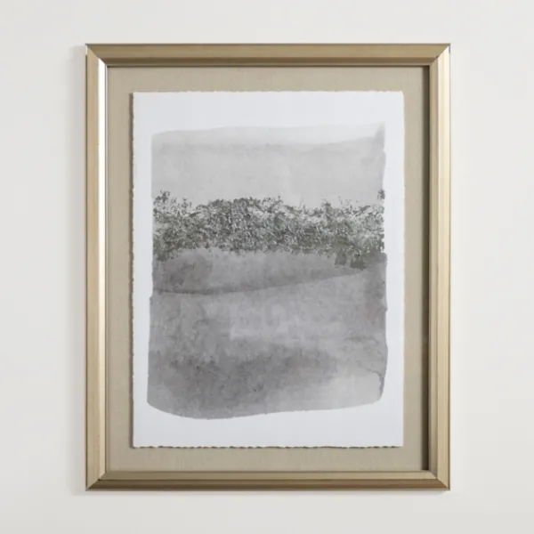 Framed Art-Kirkland's Home Silver Skies Framed Art Print Silver/Gray