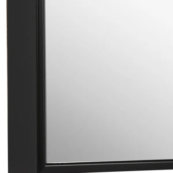 Framed Mirrors-Kirkland's Home Simple Frame Rectangle Wall Mirror Black