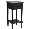 Nightstands-Kirkland's Home Simplify 1-Drawer Accent Table Black