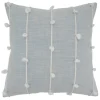 Pillows-Kirkland's Home Sky Blue Knotted Line Throw Pillow Blue/White