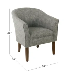 Accent Chairs-Kirkland's Home Slate Accent Chair Gray