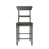 Bar Stools & Counter Height Stools-Kirkland's Home Slate Ladder Back Counter Stools, Set Of 2 Gray