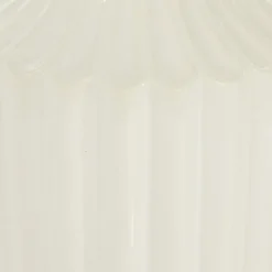 Vases-Kirkland's Home Slender Curtain Ribbed Vase, 13 In. White