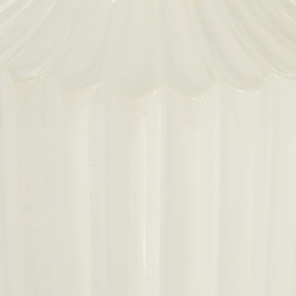 Vases-Kirkland's Home Slender Curtain Ribbed Vase, 13 In. White