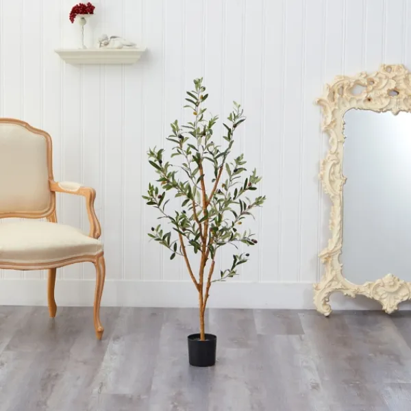 Trees & Topiaries-Kirkland's Home Slender Olive Branch Tree In Nursery Planter