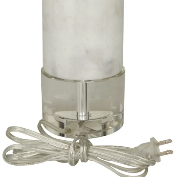 Table Lamps-Kirkland's Home Slim Marble Table Lamp White