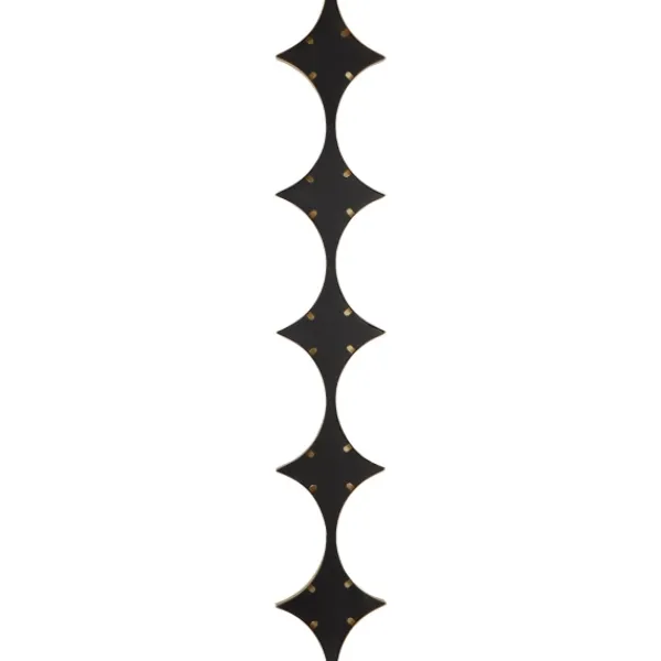 Decorative Mirrors-Kirkland's Home Slim Stacked Diamonds Wall Mirror Gold