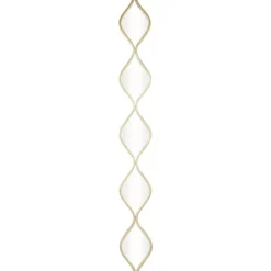 Decorative Mirrors-Kirkland's Home Slim Stacked Teardrops Wall Mirror Gold