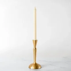 Candle Holders-Kirkland's Home Slim Taper Candle Holder, 8 In. Gold