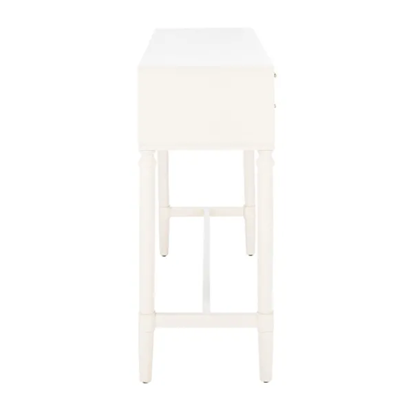 Entryway Furniture-Kirkland's Home Sloane Four-Drawer Console Table White