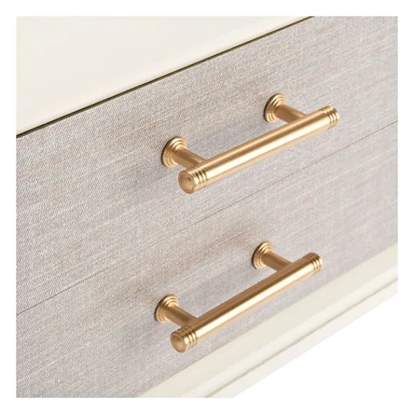 Entryway Furniture-Kirkland's Home Sloane Four-Drawer Console Table White