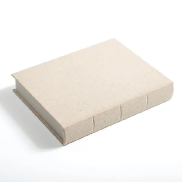 Baskets & Boxes-Kirkland's Home Small Beige Linen Book Box Tan