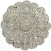 Wall Plaques-Kirkland's Home Small Metal Medallion Wall Plaque Gray