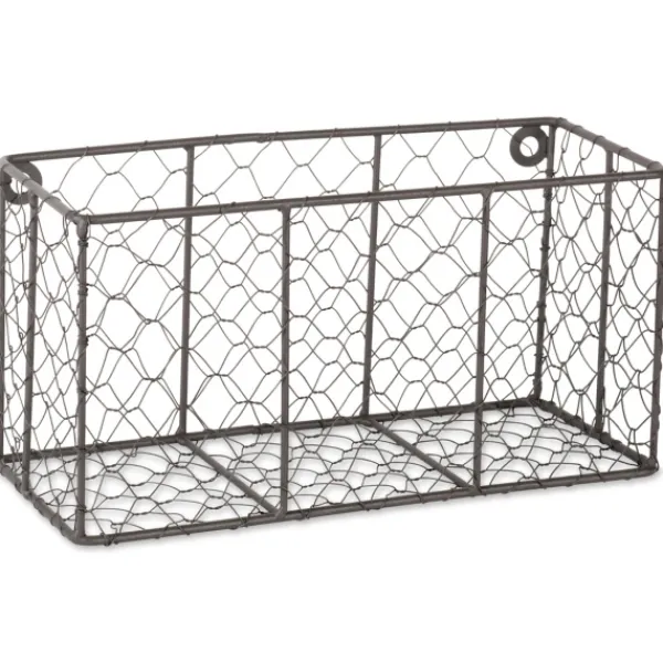 Wall Storage-Kirkland's Home Small Wall Hanging Chicken Wire Baskets, Set Of 2
