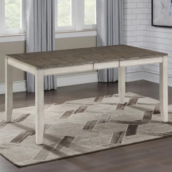 Dining Tables-Kirkland's Home Smoked Alabaster And Honey Wood Dining Table Ivory/Brown