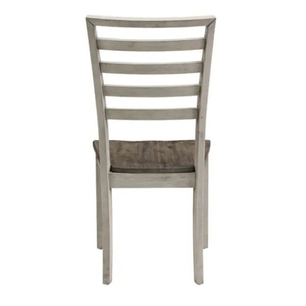 Dining Chairs-Kirkland's Home Smoked Honey And Alabaster Dining Chairs, Set Of 2 Ivory/Brown