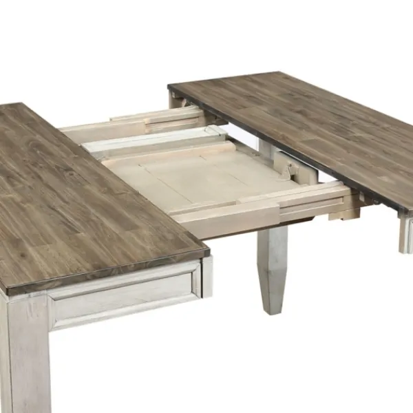 Dining Tables-Kirkland's Home Smoky Alabaster Wooden 9-Pc. Dining Set Gray/Brown