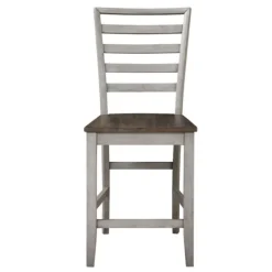 Dining Tables-Kirkland's Home Smoky Alabaster Wooden 9-Pc. Dining Set Gray/Brown