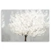 Canvas Art-Kirkland's Home Snow Kissed Blossoms Giclee Canvas Art Print Gray/White/Brown