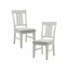 Dining Chairs-Kirkland's Home Sofia White High Back Dining Chairs, Set Of 2 Gray