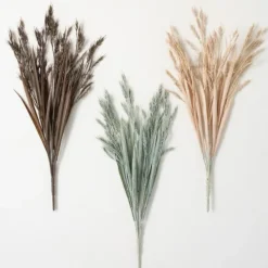 Stems & Bouquets-Kirkland's Home Soft Hues Wheat Sprays, Set Of 3 Brown/Blue/Pink
